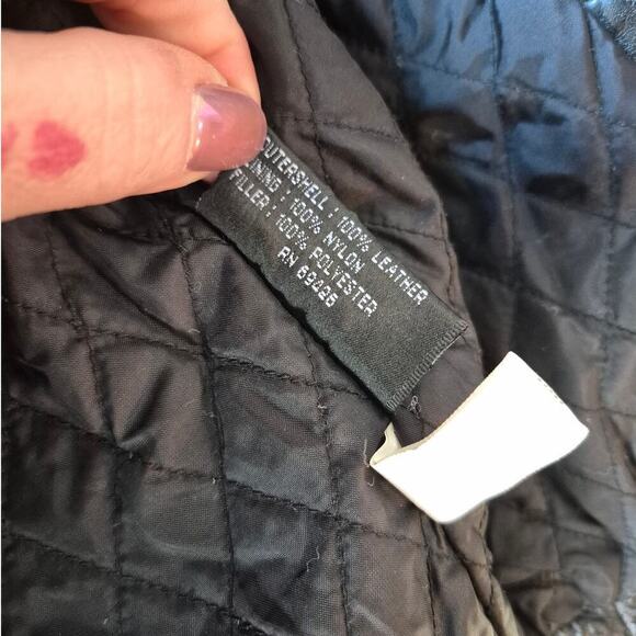 Vintage Wilsons leather M.Julian black kids bomber jacket size small perfect! - Picture 6 of 9